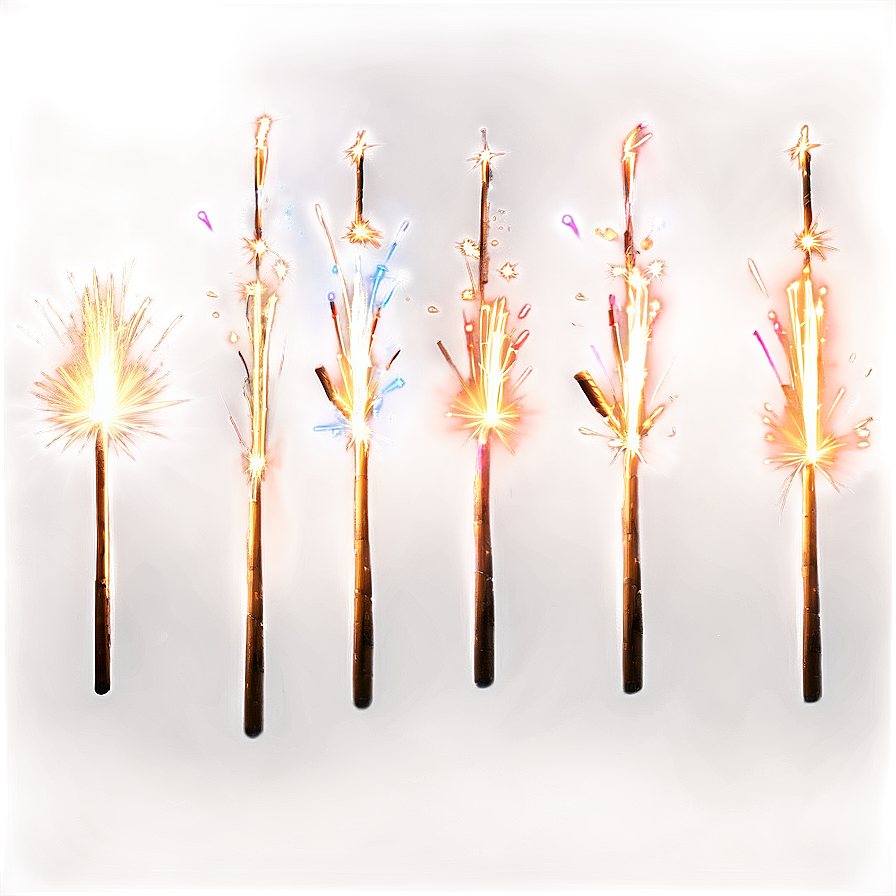 Sparklers Bright Flames Png 50