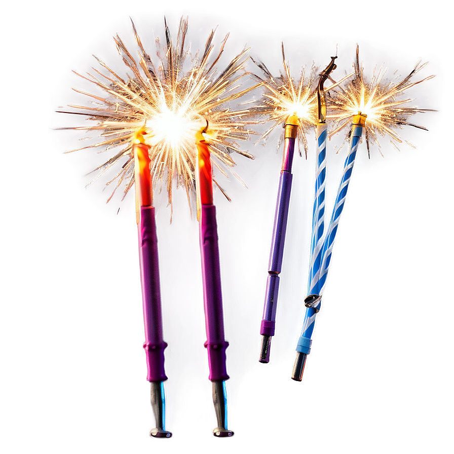 Sparklers Festive Night Light Png Mfp