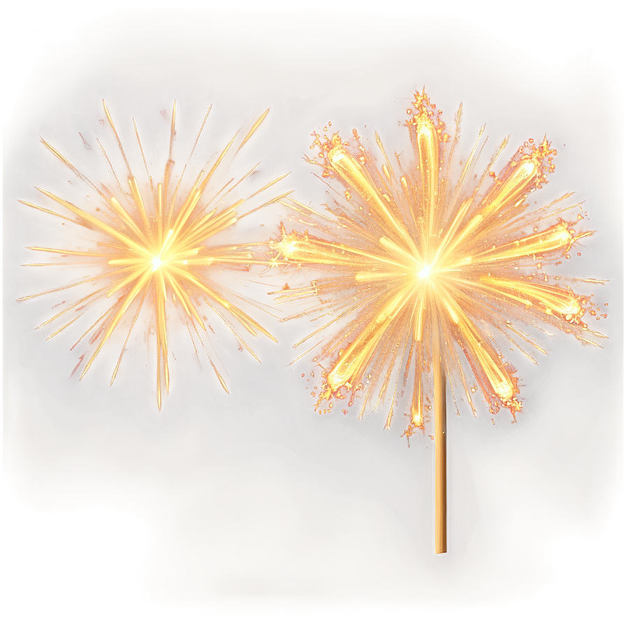 Sparklers Golden Glow Png 51