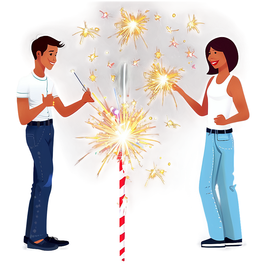 Sparklers Romantic Night Png Bum33