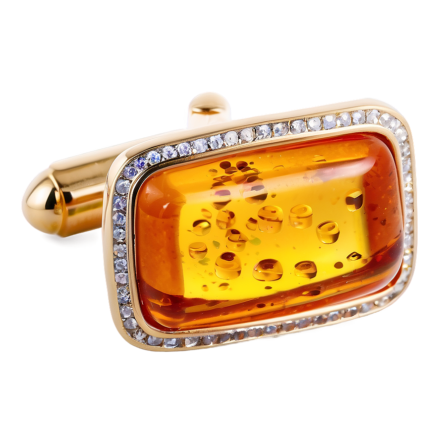 Sparkling Amber Cufflink Png 06242024