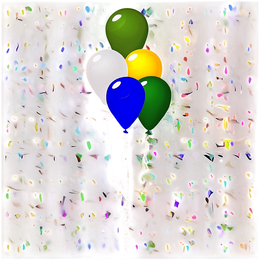 Sparkling Blue Balloons Png 90