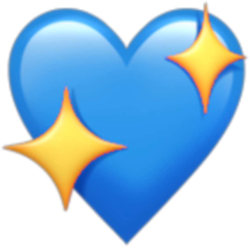 Sparkling_ Blue_ Heart_ Emoji