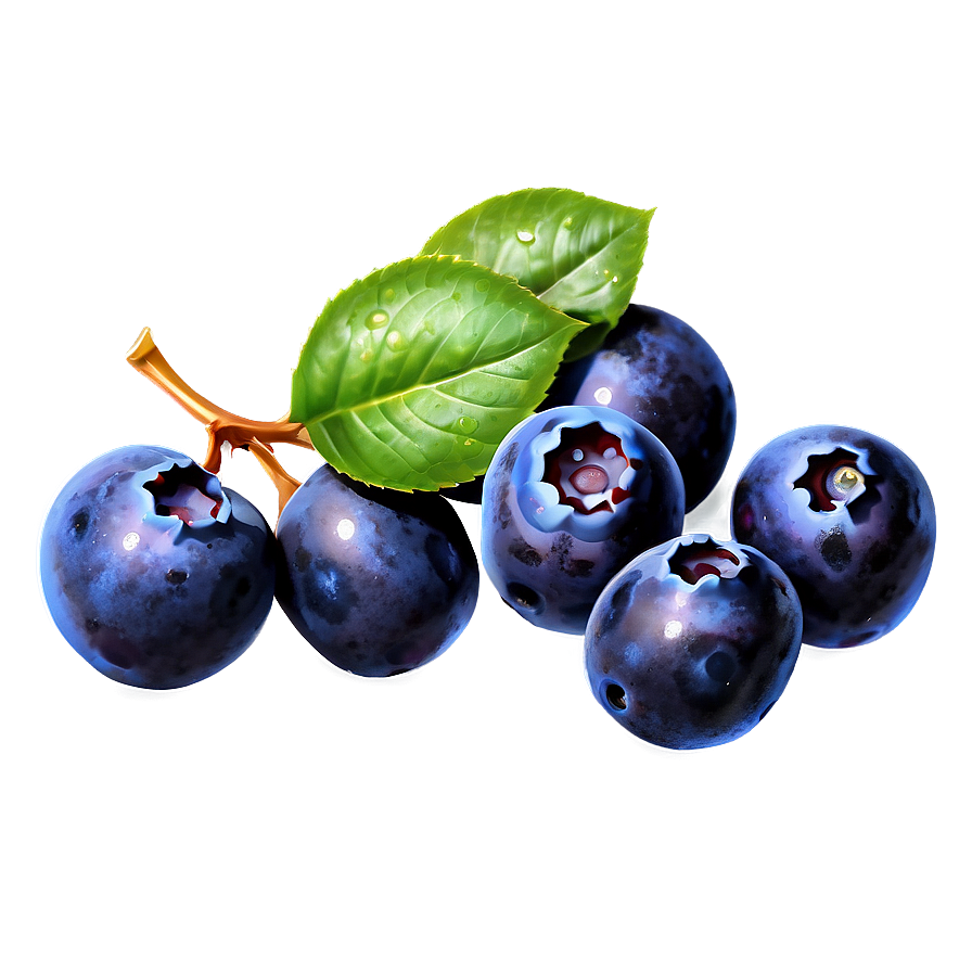 Sparkling Blueberries Png 05242024