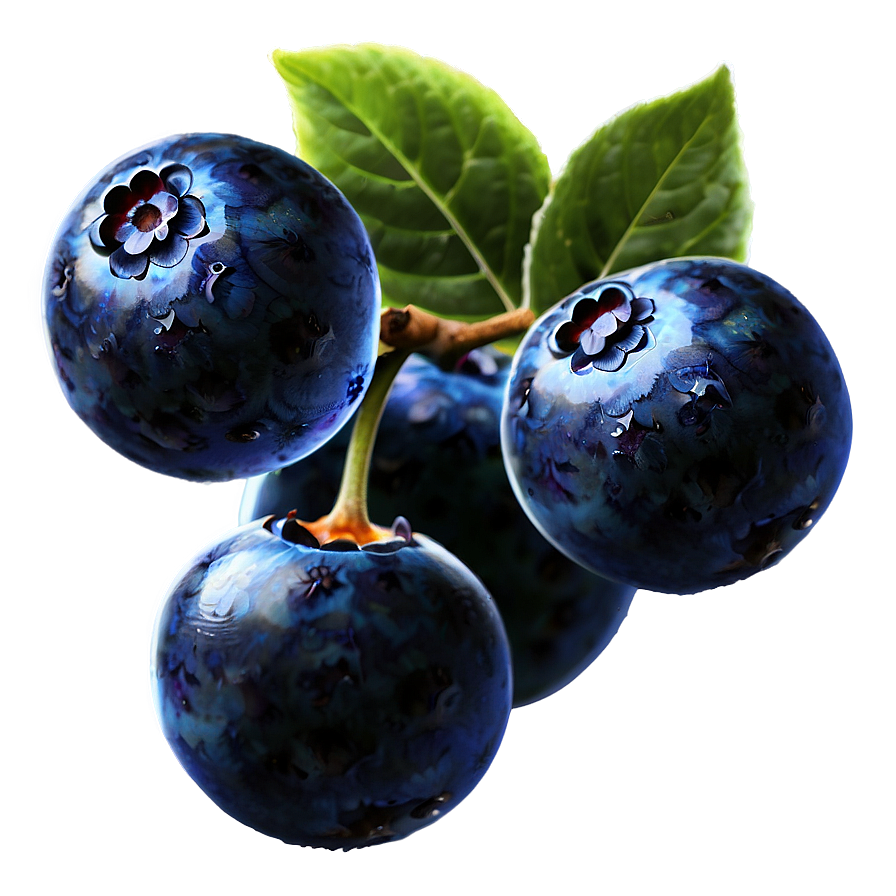 Sparkling Blueberries Png 05242024