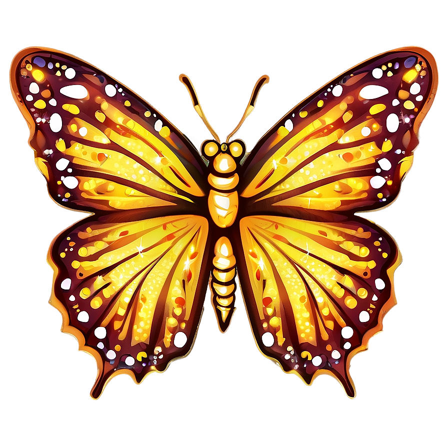 Sparkling Butterfly Png 06262024