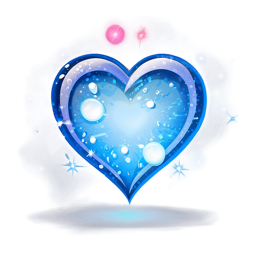 Sparkling Cartoon Heart Png 83