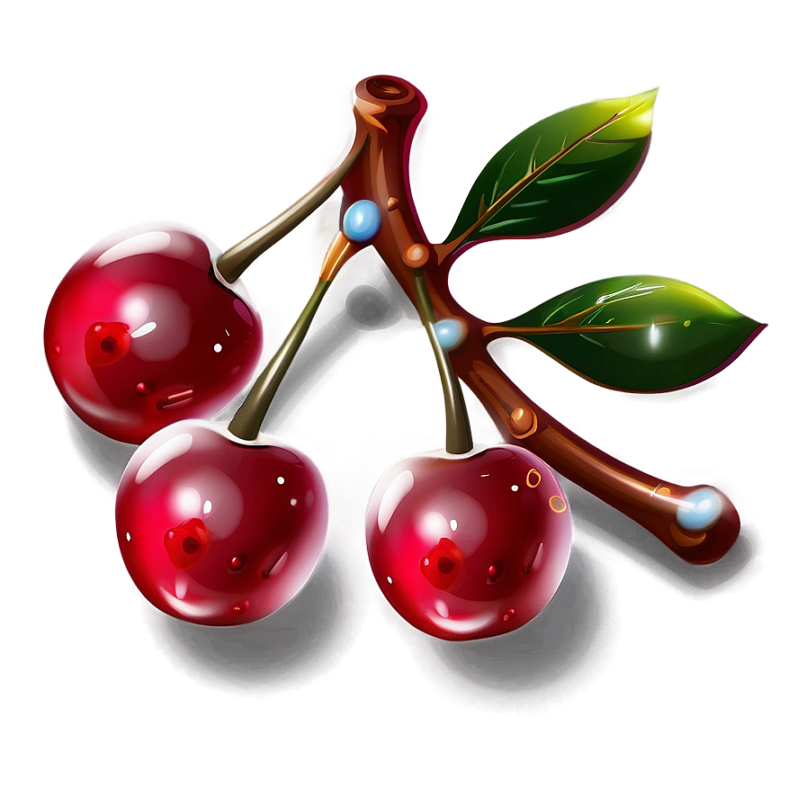 Sparkling Cherry Png 26