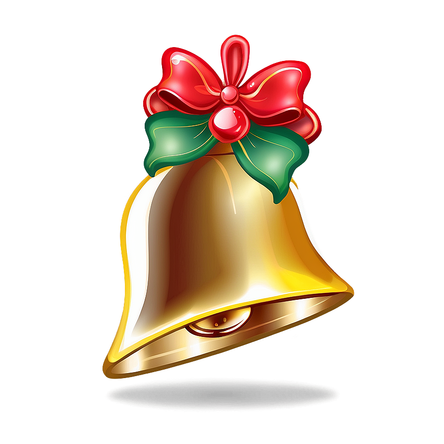 Sparkling Christmas Bell Png Wvm