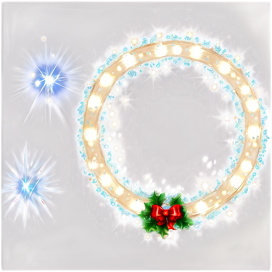 Sparkling Christmas Eve Fairy Lights Png Dyn