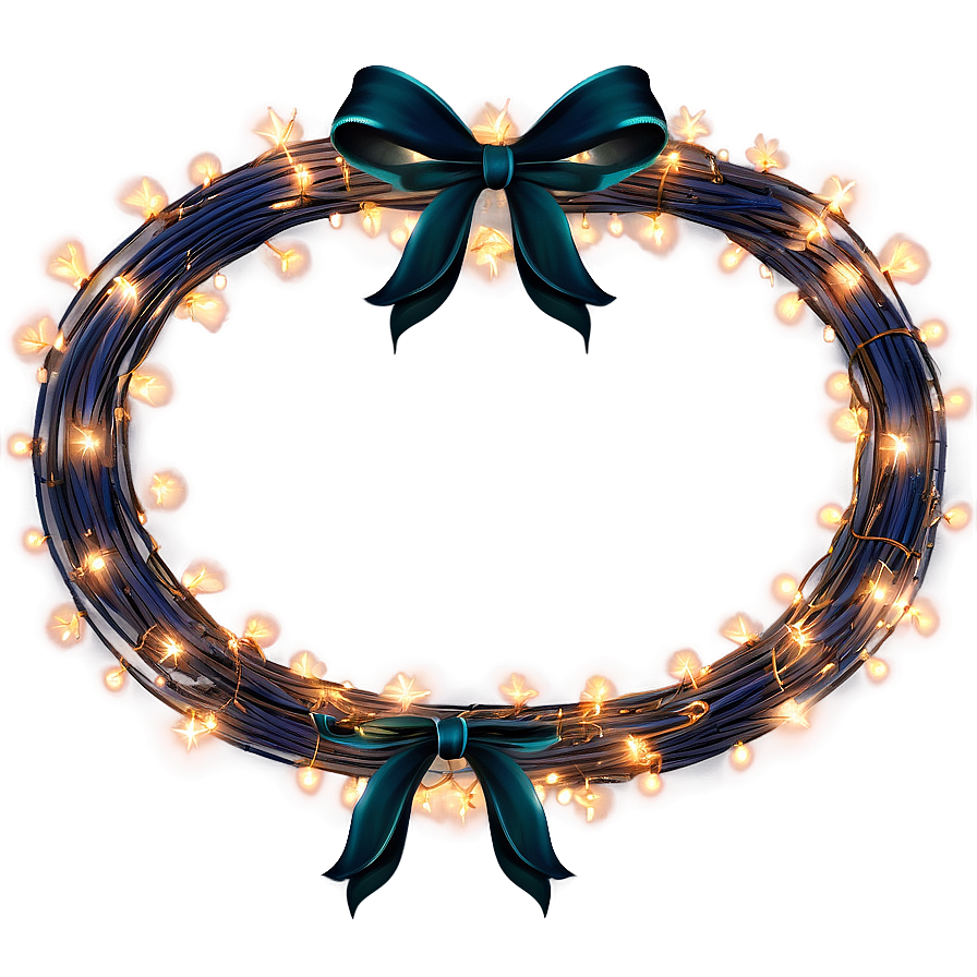 Sparkling Christmas Eve Fairy Lights Png Gjk14