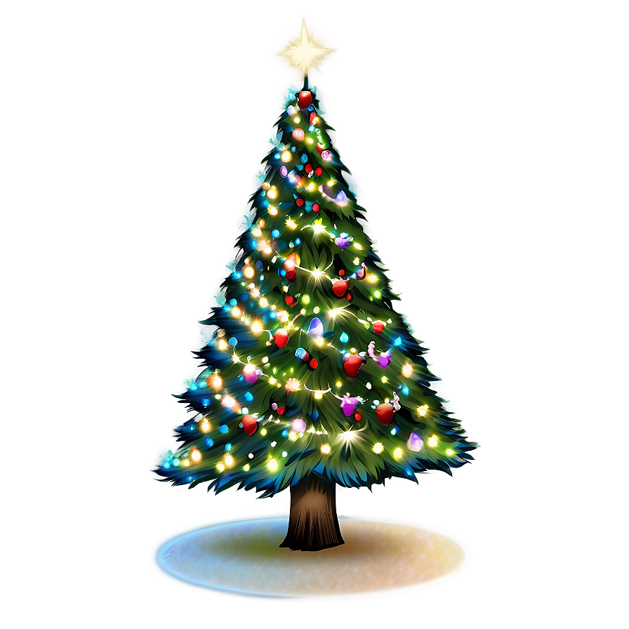 Sparkling Christmas Tree PNG 76 PNG with transparent background