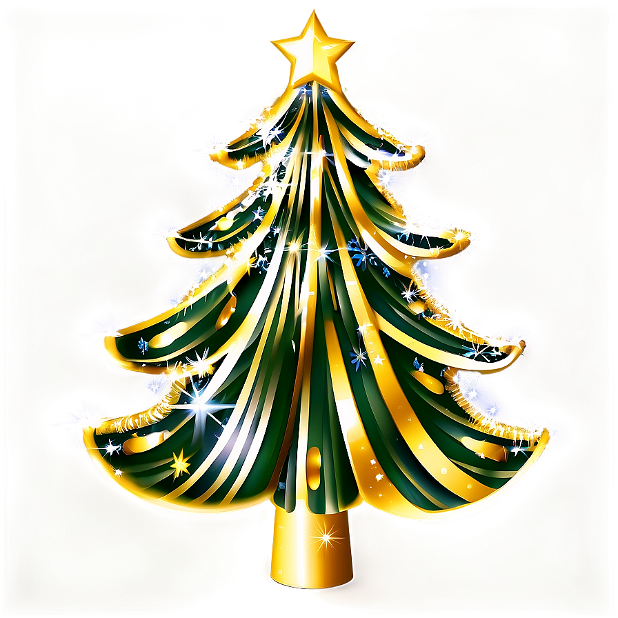 Sparkling Christmas Tree Transparent Image Png 24