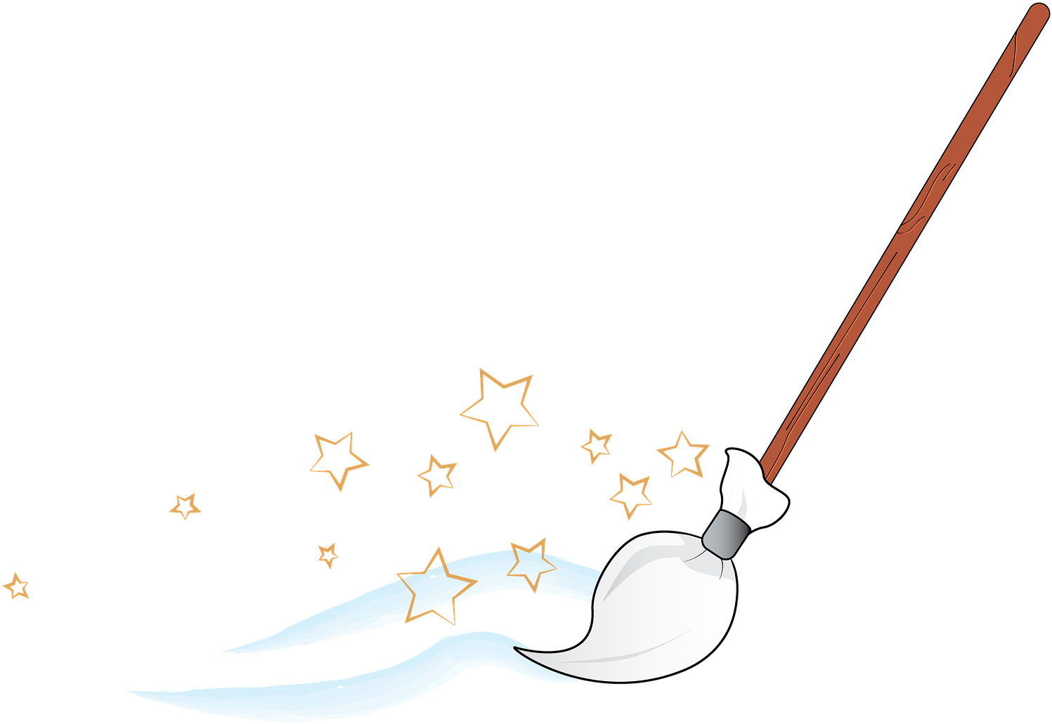 Sparkling Clean Mop Illustration