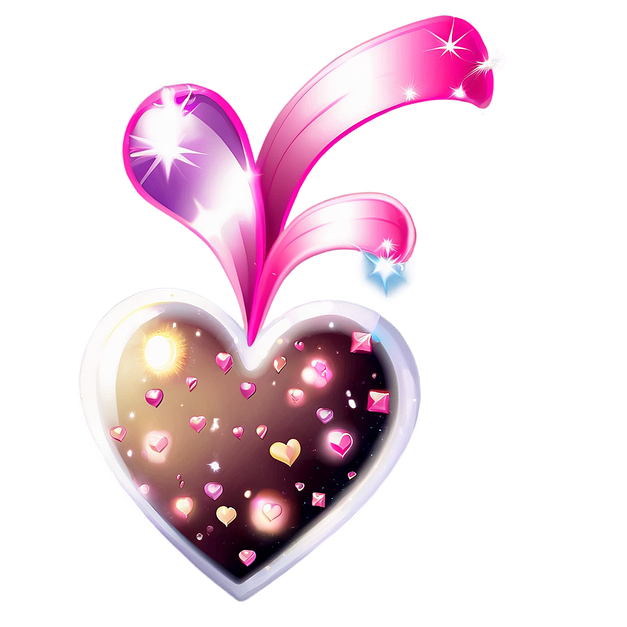 Sparkling Cute Heart Png 49