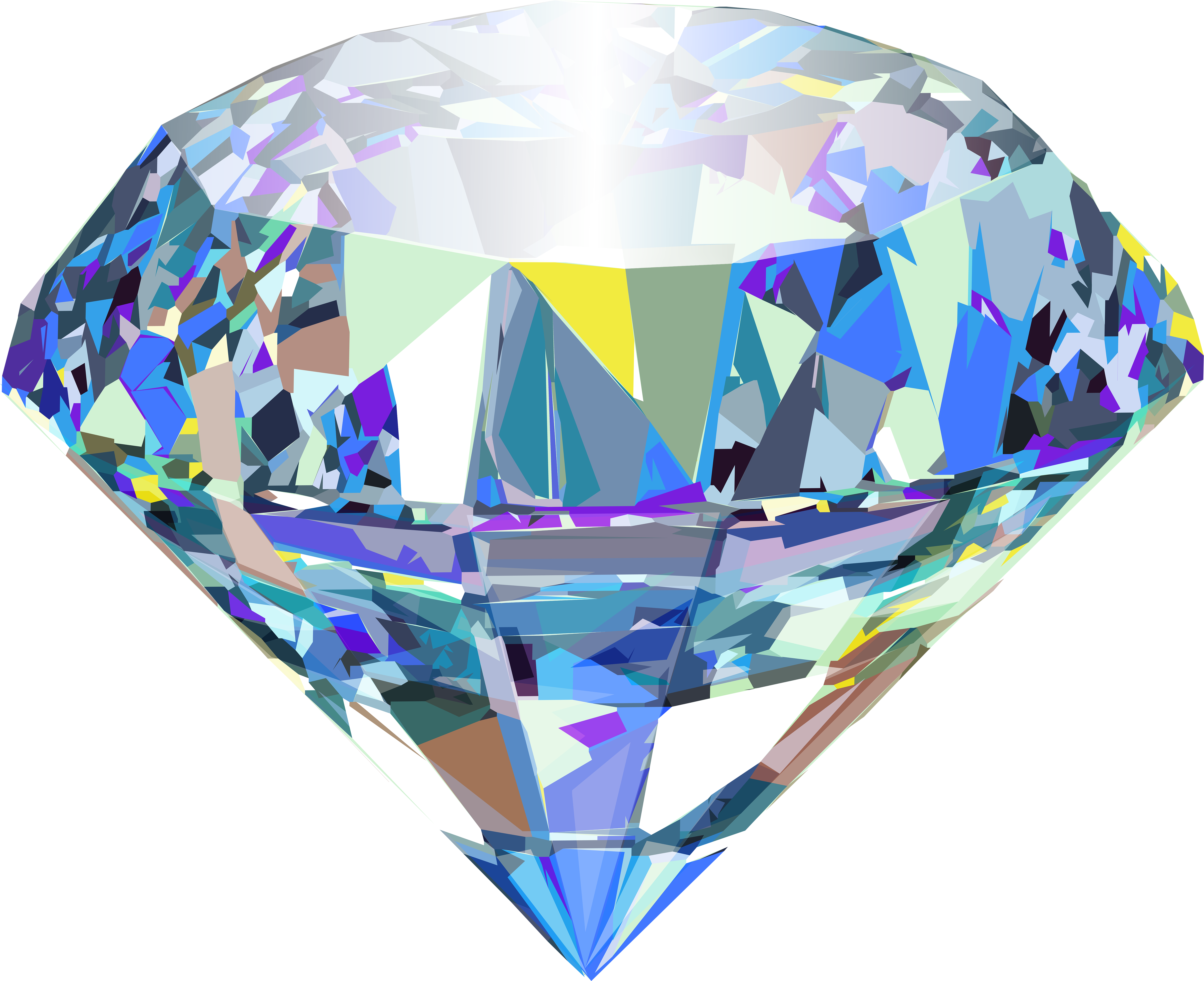Diamond Color Clip Art - Diamond Png, Transparent Png PNG with transparent background