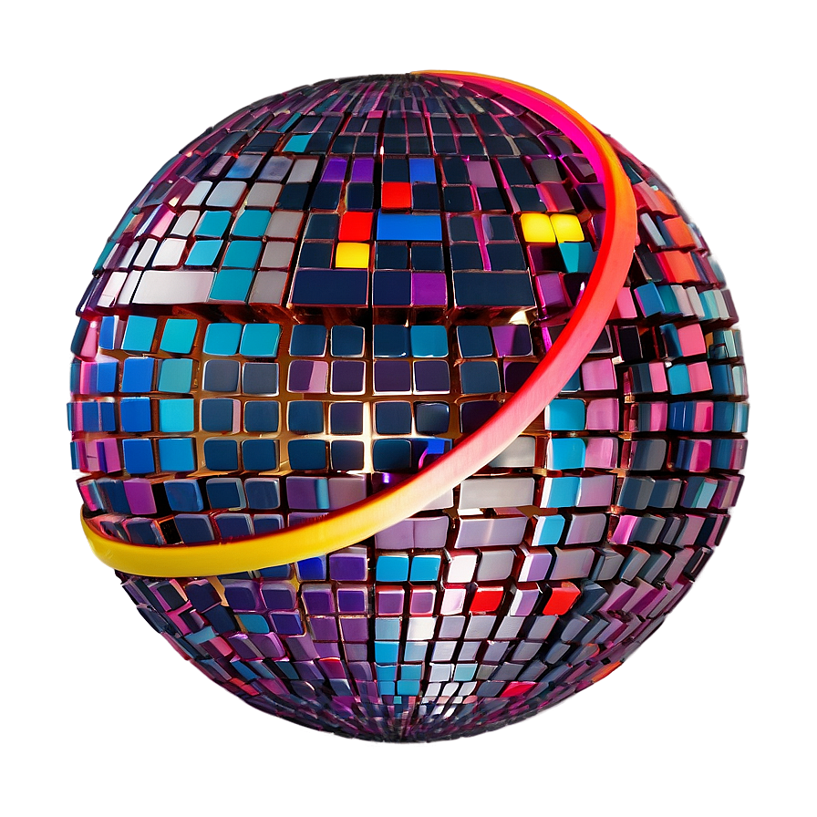 Sparkling Disco Globe Png 06202024