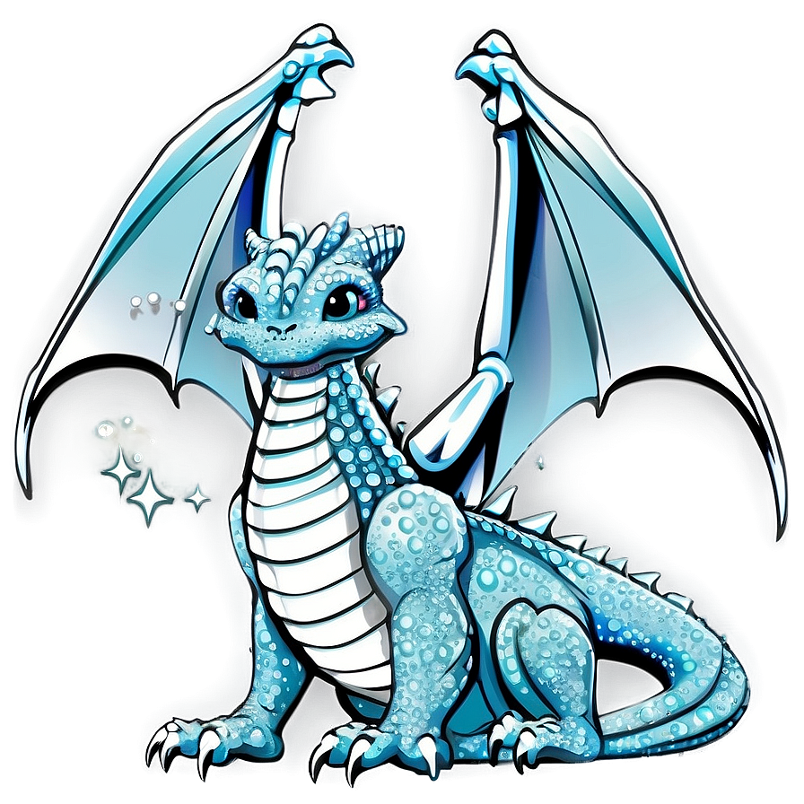 Sparkling Dragon Clipart Png Fcm