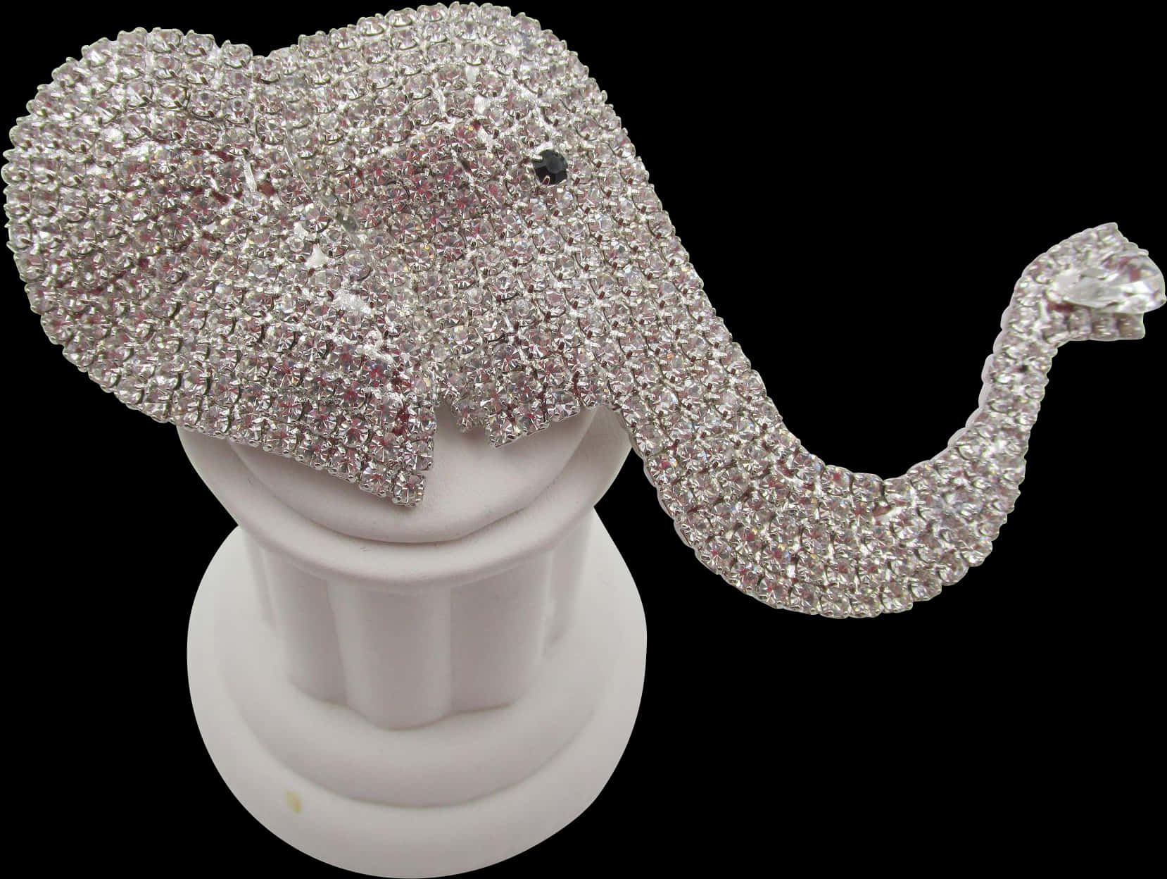 Sparkling Elephant Sculpture