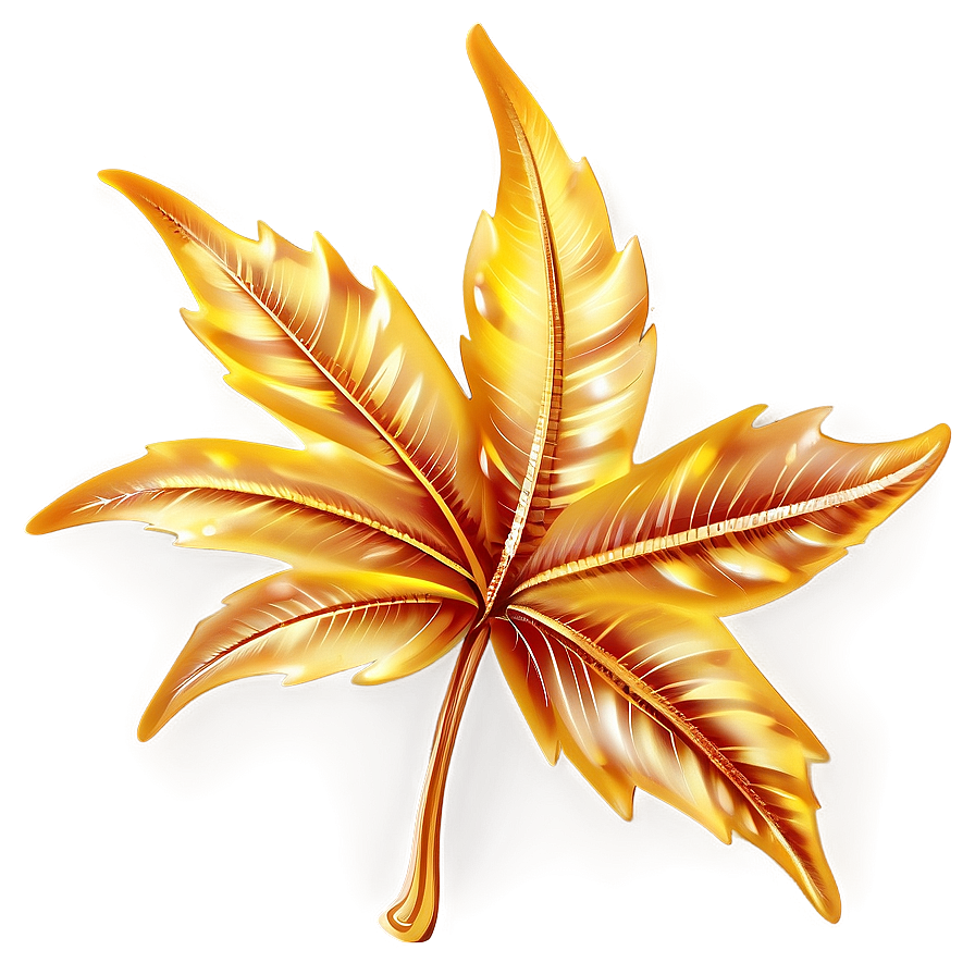 Sparkling Fall Leaf Png Oyt79