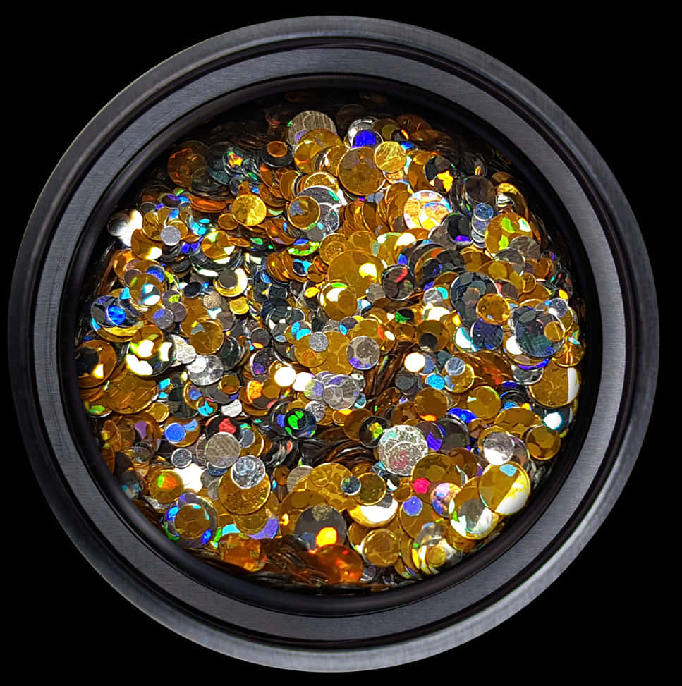 Confetti Col - 1 Gold - Silver - Silver , Png Download - Stained Glass, Transparent Png PNG image with a transparent background, free high-resolution download