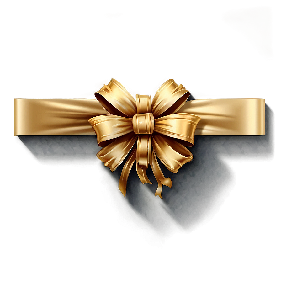 Sparkling Gold Gift Bow Png 71