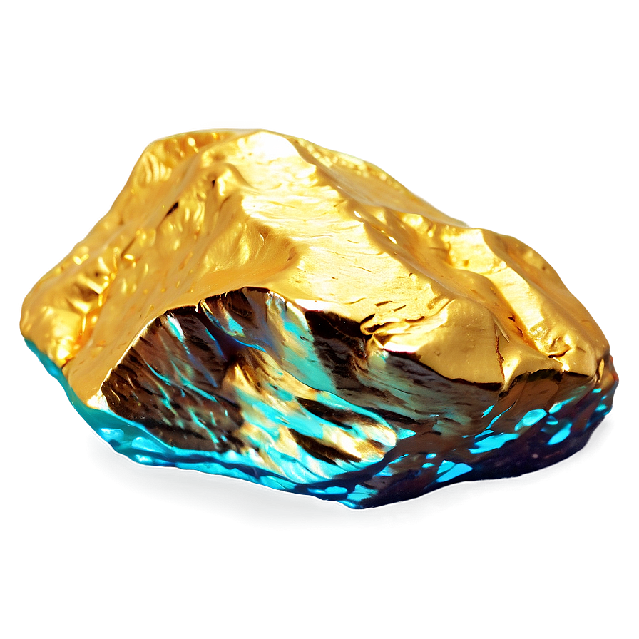 Sparkling Gold Nugget Png 50