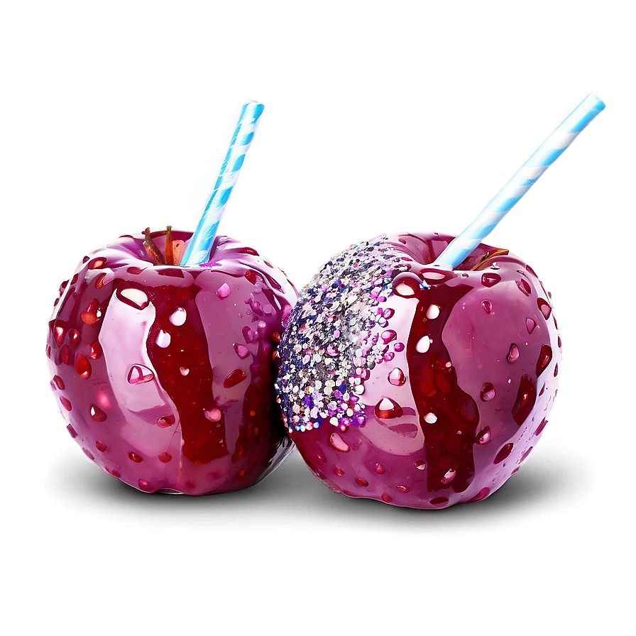 Sparkling Grape Candy Apple Png Ooa49