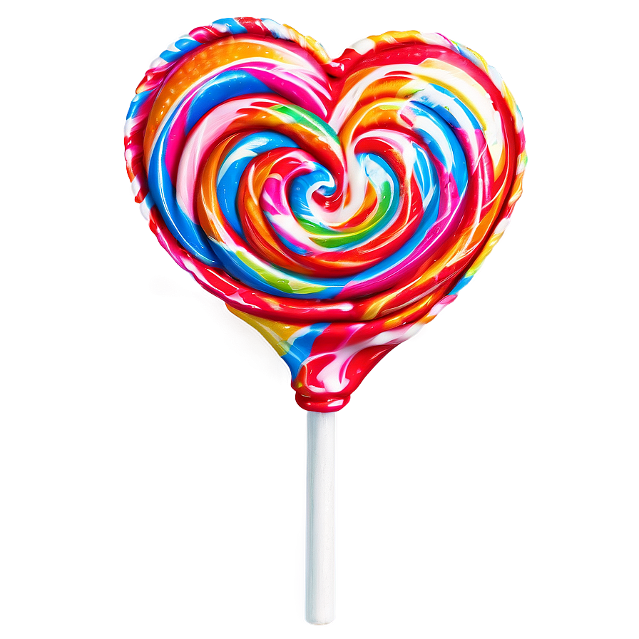 Sparkling Heart Lollipop Png 76