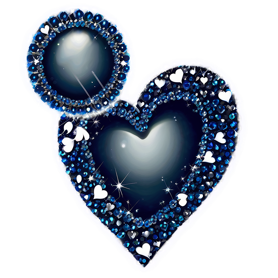 Sparkling Hearts Png 05032024