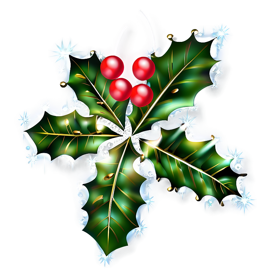 Sparkling Holly Png 81