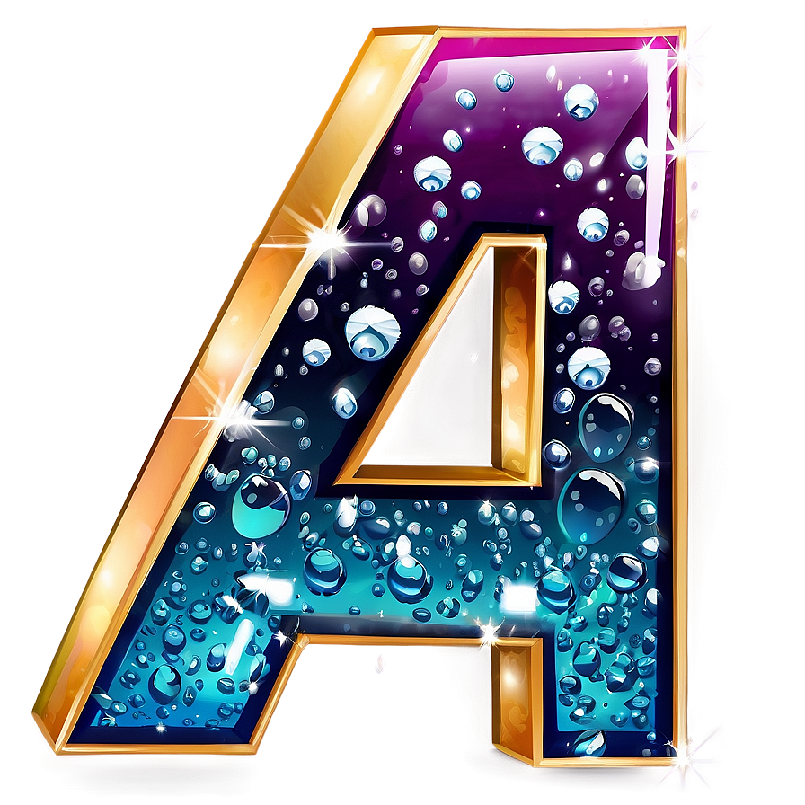 Sparkling Letter A Png 06112024