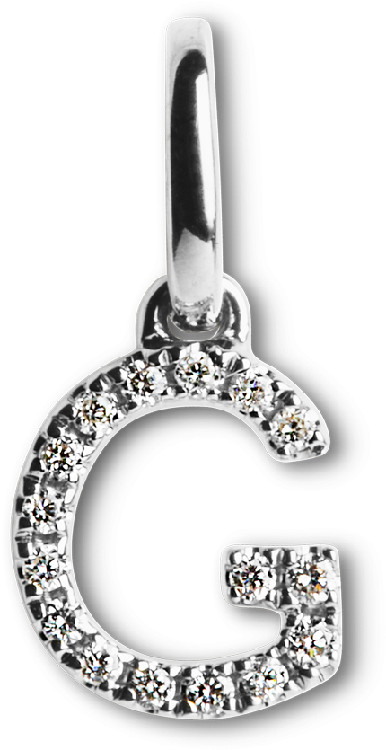 Sparkling Letter G Pendant