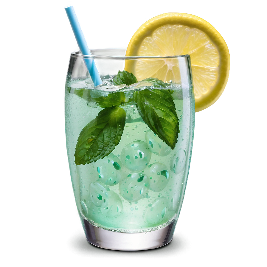 Sparkling Mint Lemonade PNG 05252024 PNG image with a transparent background, free high-resolution download