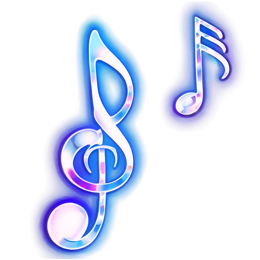 Sparkling Music Notes Png Sbj