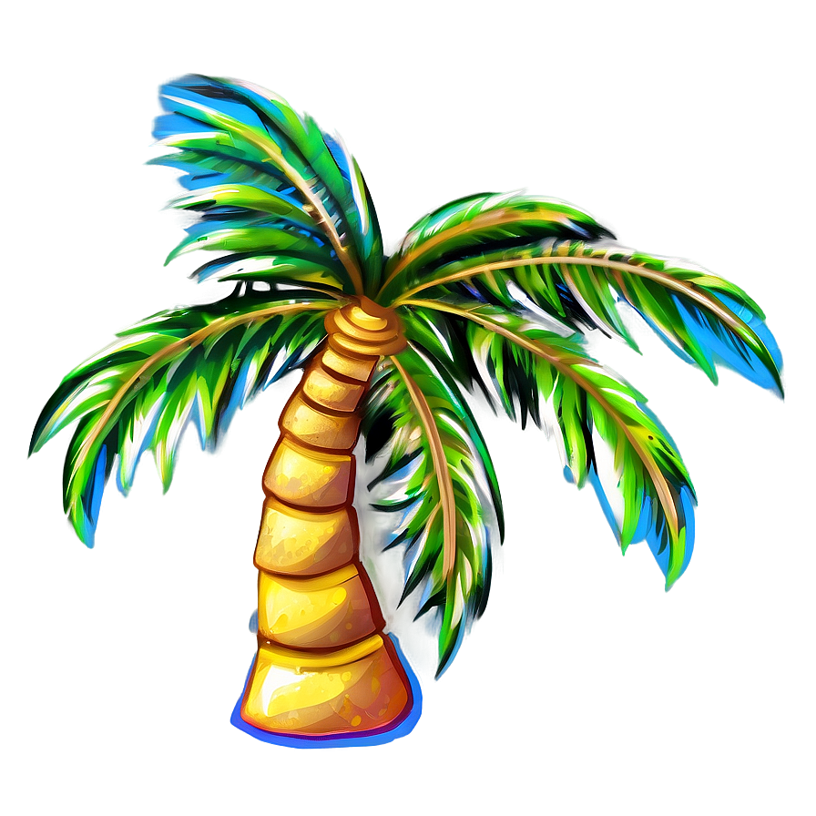 Sparkling Palm Tree Png 62