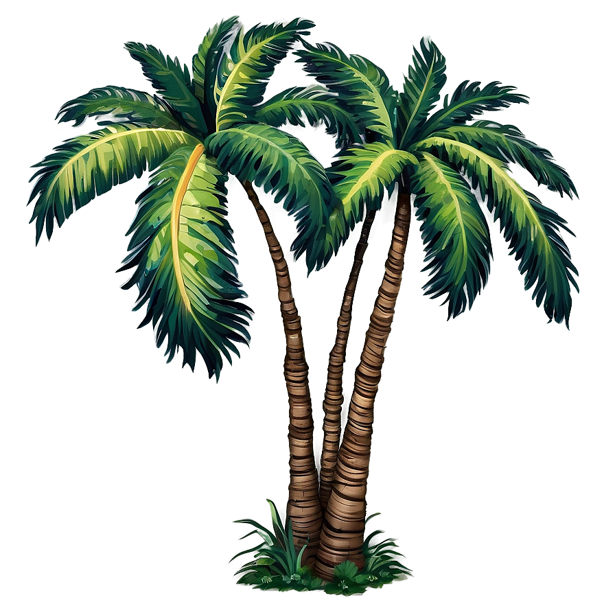 Sparkling Palm Tree Png Vwk28