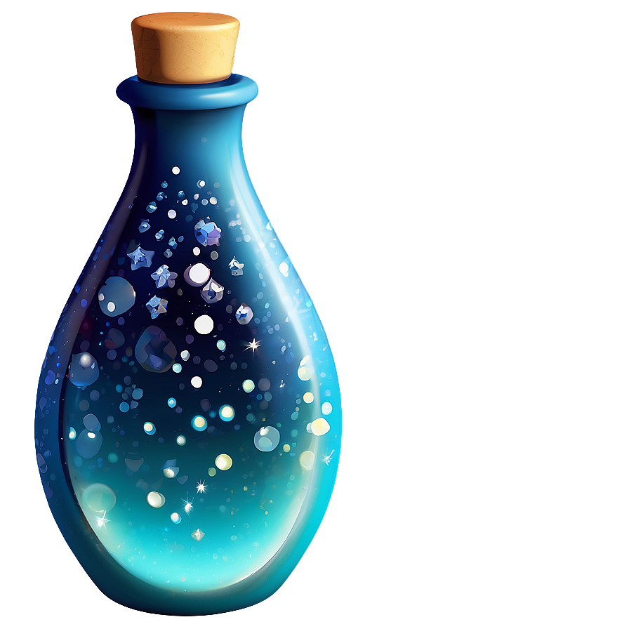 Sparkling Potion Bottle Png Jds81