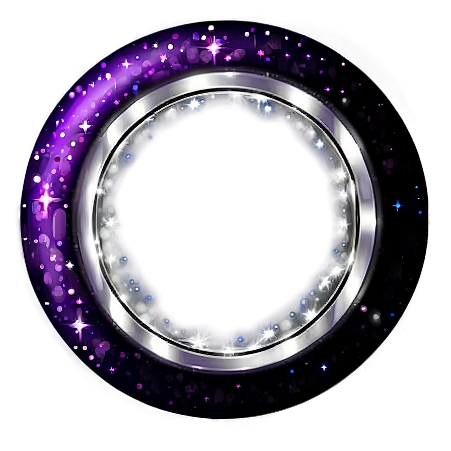 Sparkling Purple Circle Png Clp