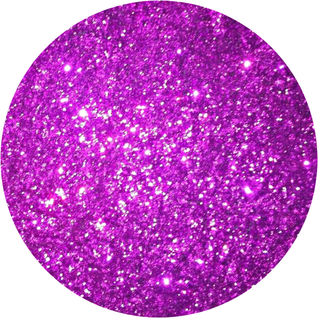 Sparkling Purple Glitter Circle