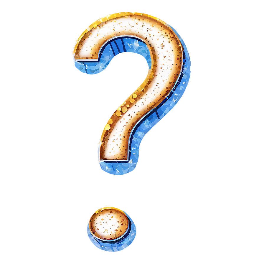 Sparkling Question Mark PNG 68 PNG with transparent background