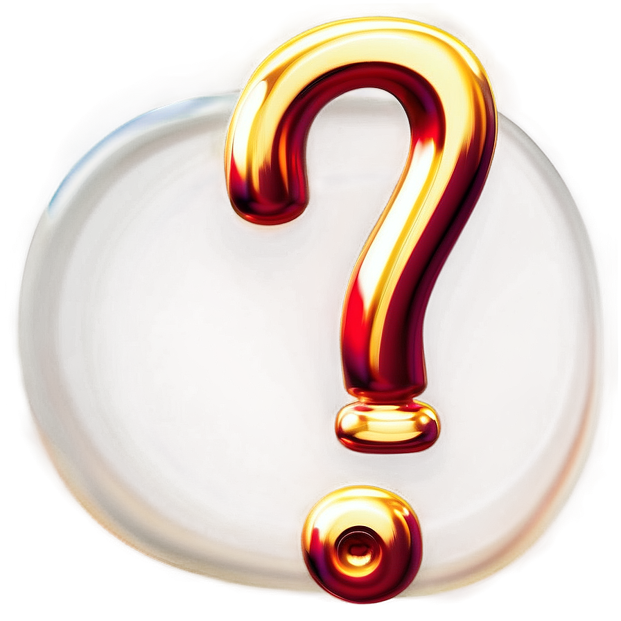 Sparkling Question Mark Png Fkk9