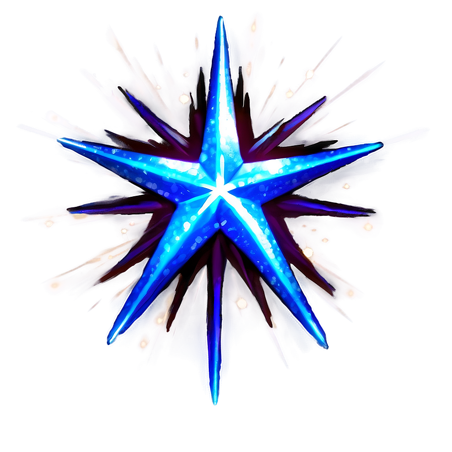 Sparkling Radiant Star Png 84