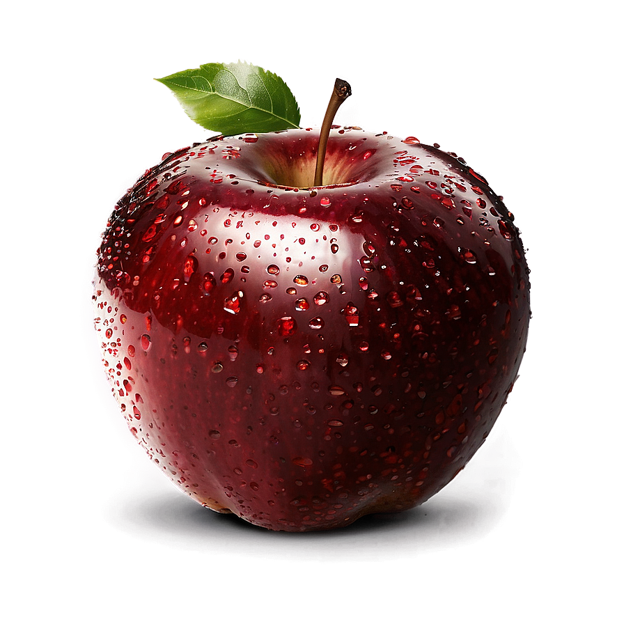 Sparkling Red Apple Png Qmw