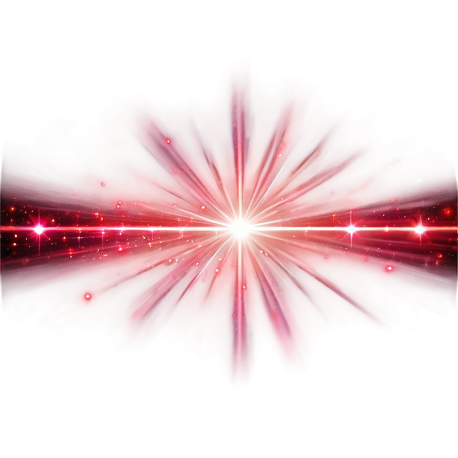 Sparkling Red Lens Flare Png 93