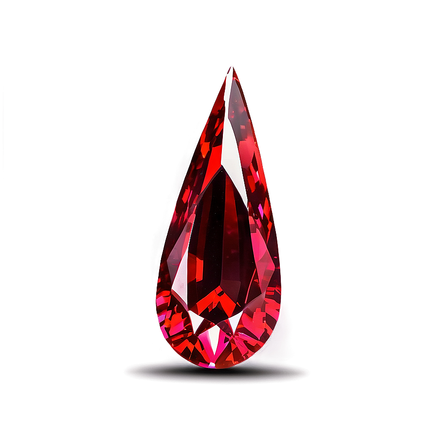 Sparkling Red Ruby Gem Png 3