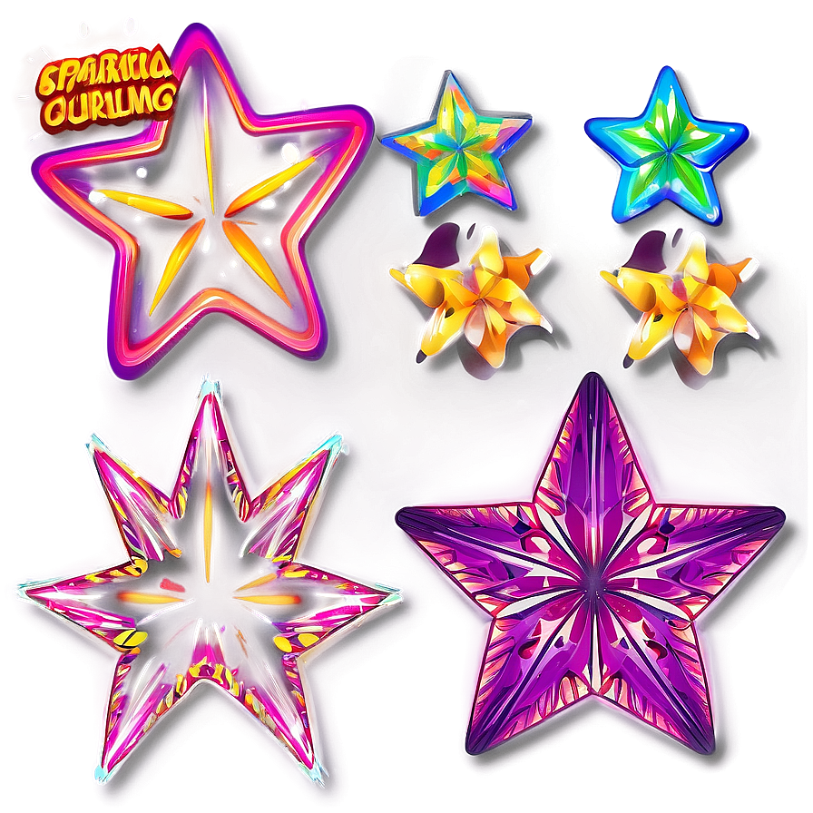 Sparkling Star Outline Png 05252024