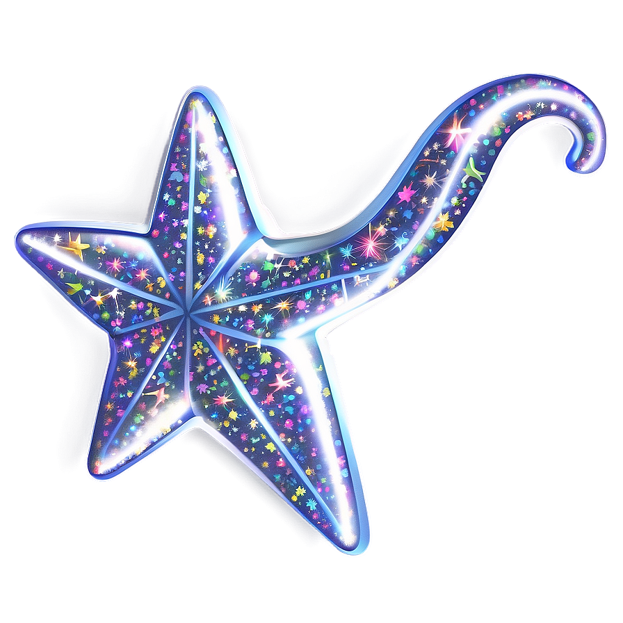 Sparkling Star Sticker Png 06132024