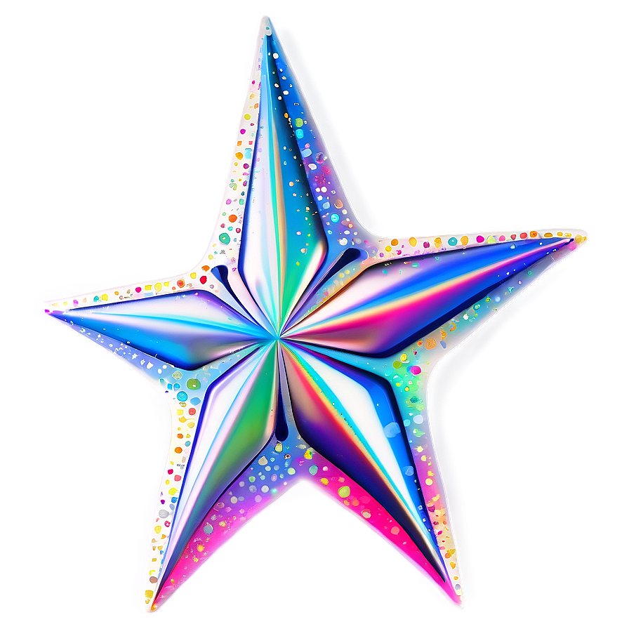 Sparkling Star Sticker Png 77