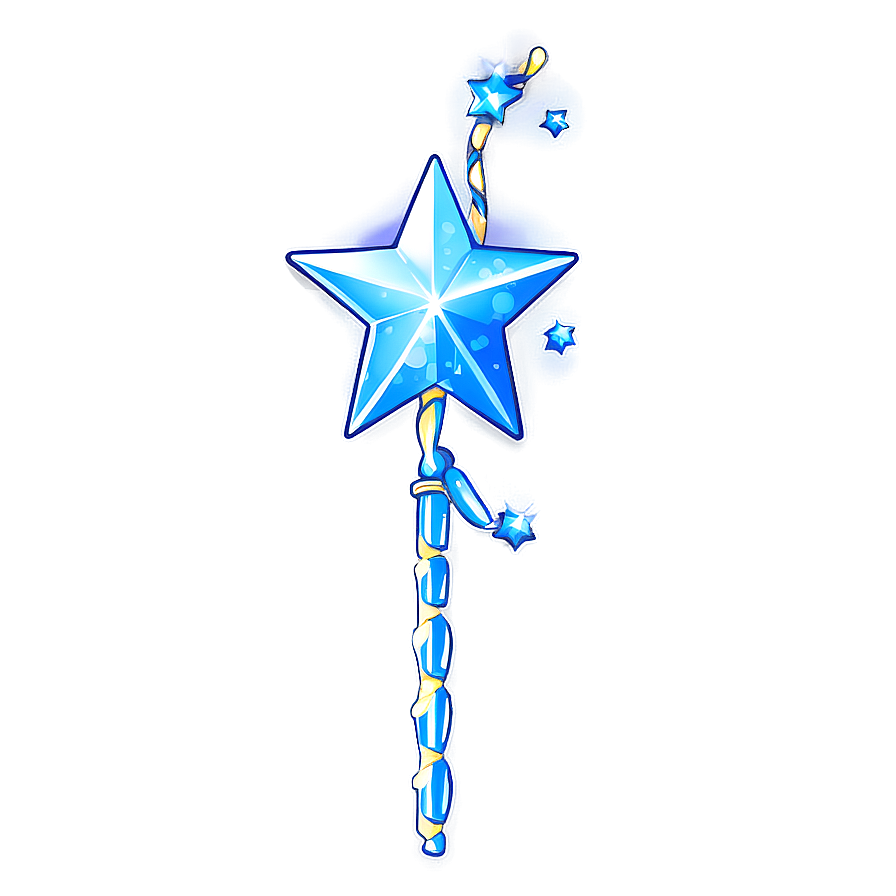 Sparkling Star Wand Png 27